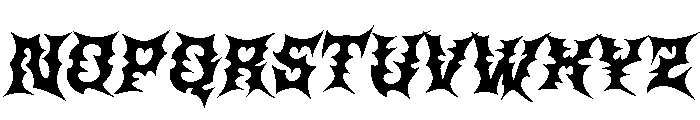 Drivioz Regular Font LOWERCASE