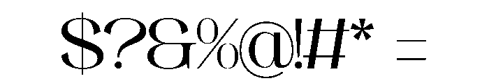 Drogel Font OTHER CHARS