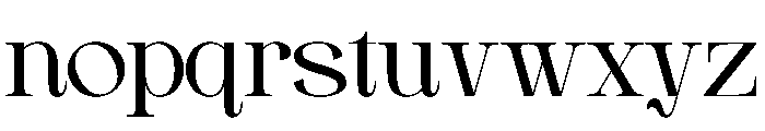 Drogel Font LOWERCASE