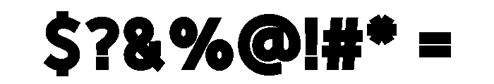Dromund Black Font OTHER CHARS