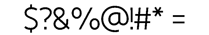 Dromund Light Font OTHER CHARS