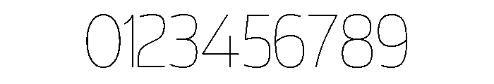 Dromund Thin Font OTHER CHARS