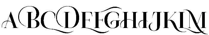 Drose Font UPPERCASE