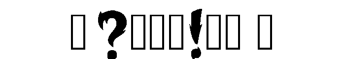 Drove Regular Font OTHER CHARS