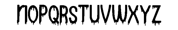 Drowning Font UPPERCASE