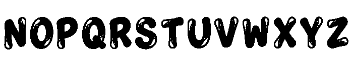 Drusilla Regular Font LOWERCASE