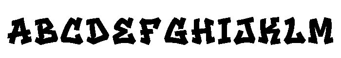 Dryly Regular Font UPPERCASE
