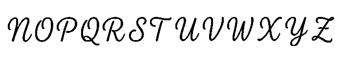 Drymo Regular Font UPPERCASE