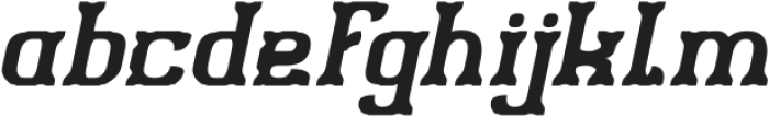 DRAGON FORCES Bold Italic otf (700) Font LOWERCASE