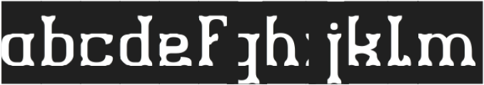 DRAGON FORCES-Inverse otf (400) Font LOWERCASE