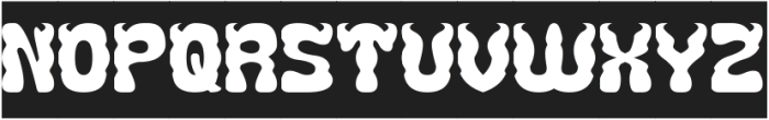 DRAGON MONSTER-Inverse otf (400) Font UPPERCASE