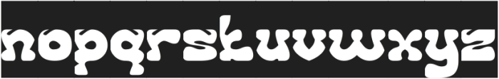 DRAGON MONSTER-Inverse otf (400) Font LOWERCASE