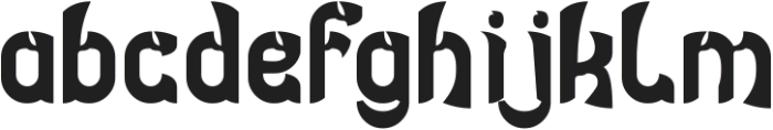 DRAGON SLAYER Bold otf (700) Font LOWERCASE