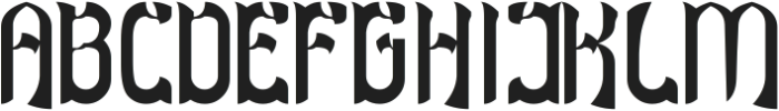 DRAGON SLAYER-Light otf (300) Font UPPERCASE