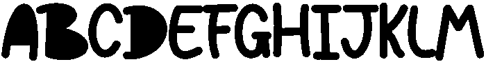 DREAM Regular otf (400) Font UPPERCASE