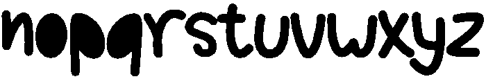 DREAM Regular otf (400) Font LOWERCASE