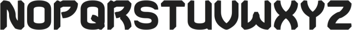 DRIFT SPACE Bold otf (700) Font UPPERCASE