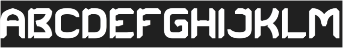 DRIFT SPACE-Inverse otf (400) Font UPPERCASE