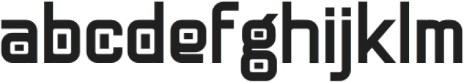 DROGBA Regular otf (400) Font LOWERCASE