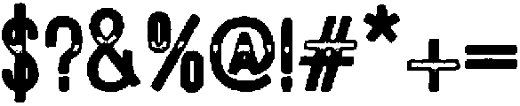 Draconian Gradient otf (400) Font OTHER CHARS