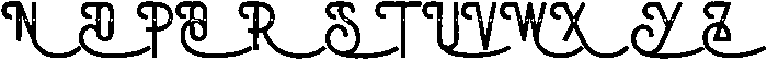 Draconian Gradient otf (400) Font UPPERCASE