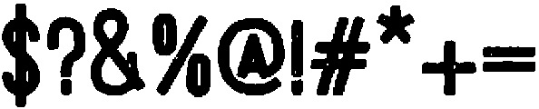 Draconian Rough otf (400) Font OTHER CHARS