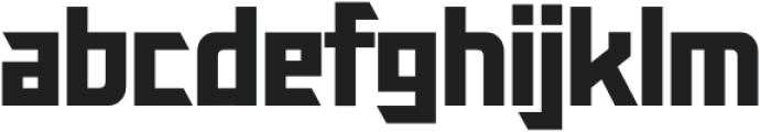 DraggerRegular otf (400) Font LOWERCASE