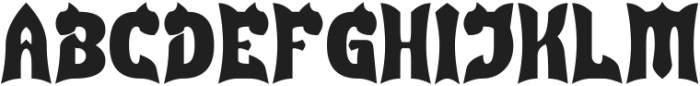 Dragon Fire Bold otf (700) Font UPPERCASE