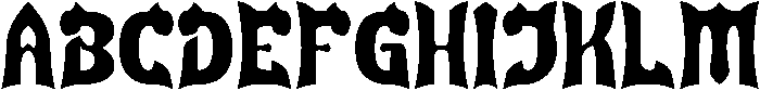Dragon Fire otf (400) Font UPPERCASE