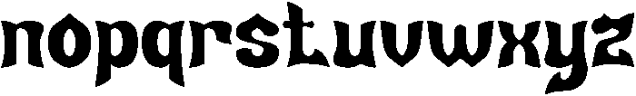 Dragon Fire otf (400) Font LOWERCASE