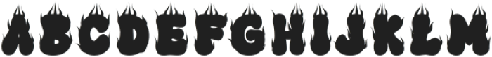 Dragon Fruit Regular otf (400) Font UPPERCASE