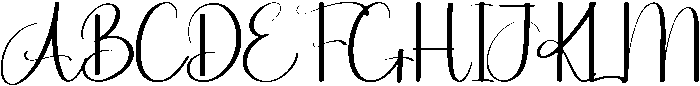 Dragonfly Regular otf (400) Font UPPERCASE