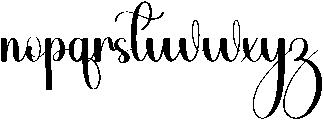Dragonfly Regular otf (400) Font LOWERCASE
