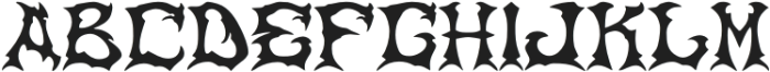 Dragorac Regular otf (400) Font UPPERCASE