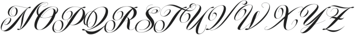 Dramatic Painting Regular Italic otf (400) Font UPPERCASE