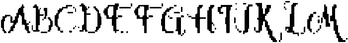 Dravella Regular otf (400) Font UPPERCASE