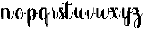 Dravella Regular otf (400) Font LOWERCASE