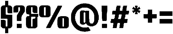 Dravox Bold otf (700) Font OTHER CHARS
