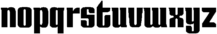 Dravox Bold otf (700) Font LOWERCASE