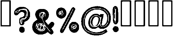 Drawing Book Regular otf (400) Font OTHER CHARS