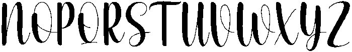 Drawing Regular otf (400) Font UPPERCASE