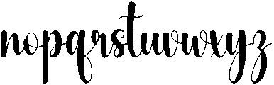Drawing Regular otf (400) Font LOWERCASE