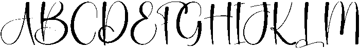 Drawing Regular otf (400) Font UPPERCASE