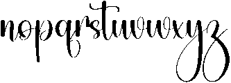 Drawing Regular otf (400) Font LOWERCASE