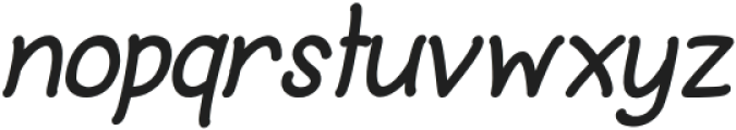 Drawntastic Italic otf (400) Font LOWERCASE