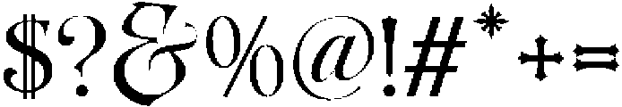 Dreadglyph otf (400) Font OTHER CHARS