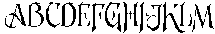 Dreadglyph otf (400) Font UPPERCASE