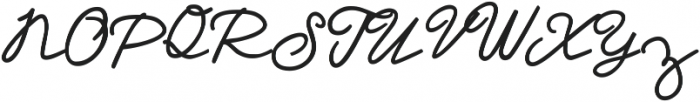 Dream A Little Dream ttf (700) Font UPPERCASE