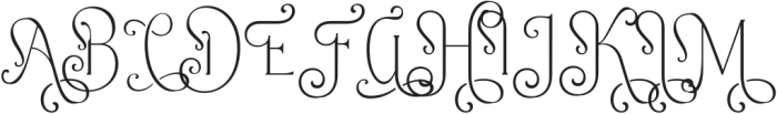 Dream Fantasy Lite Thin otf (100) Font UPPERCASE