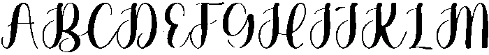 Dream Flourish Regular otf (400) Font UPPERCASE